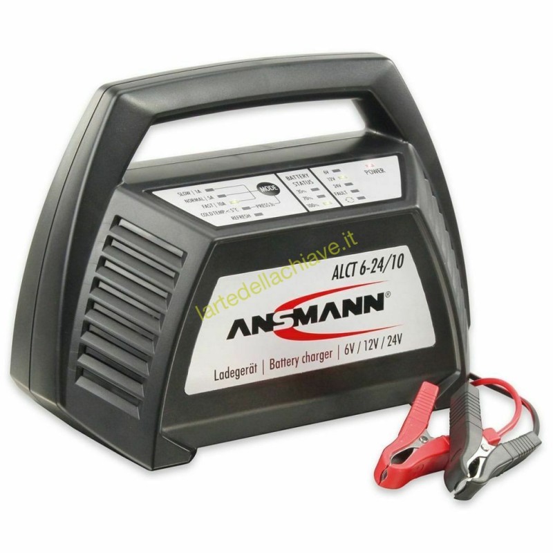 Ansmann Caricatore per Batteria Auto/Moto