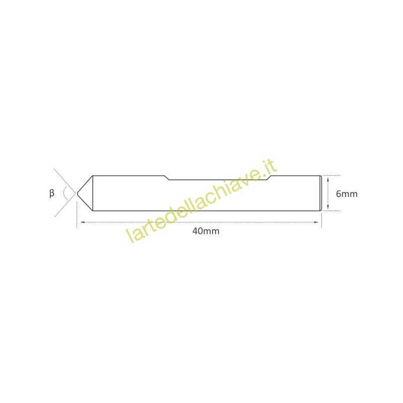 TASTATORE T26 RAISE WIDIA D6x90°x40