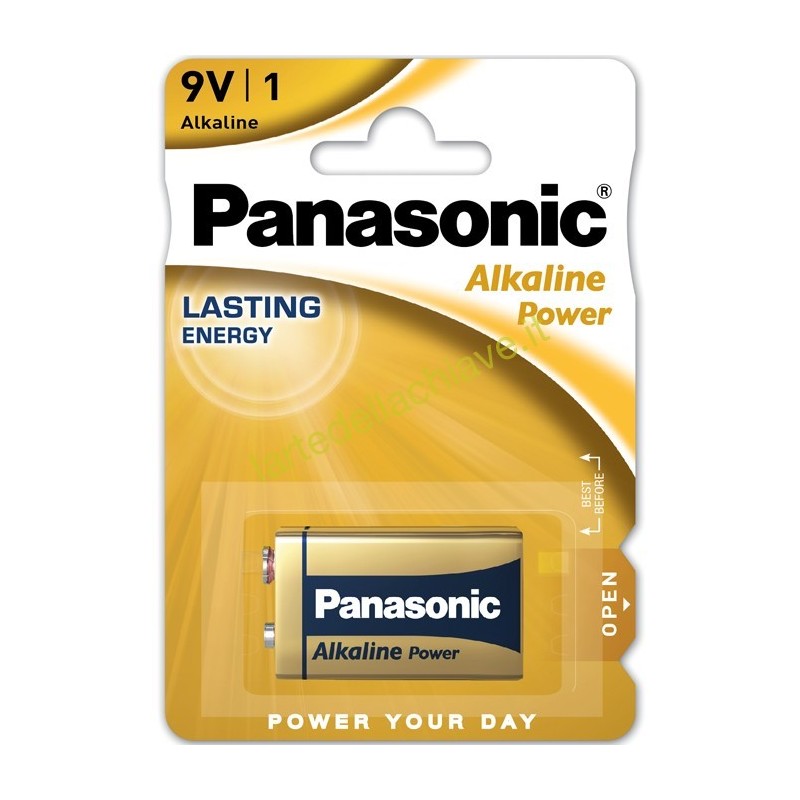 PANASONIC 9V ALCALINA - BLISTER 1 PZ