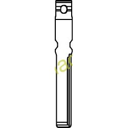 HU116T SILCA INSERTO CHIAVE ACCIAIO