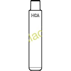 HU141T SILCA INSERTO CHIAVE ALPACCA