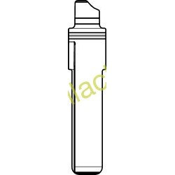 HU163T SILCA INSERTO CHIAVE ALPACCA