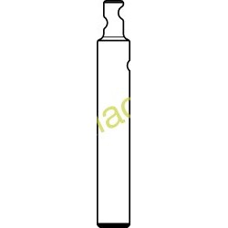HU170T SILCA INSERTO CHIAVE ALPACCA