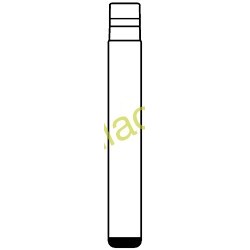 INSERTO HU100CH RADIOCOMANDI SILCA / KEYDIY