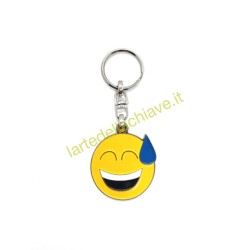 EMOJI SORRISO SMAGLIANTE CON GOCCIA 5PZ