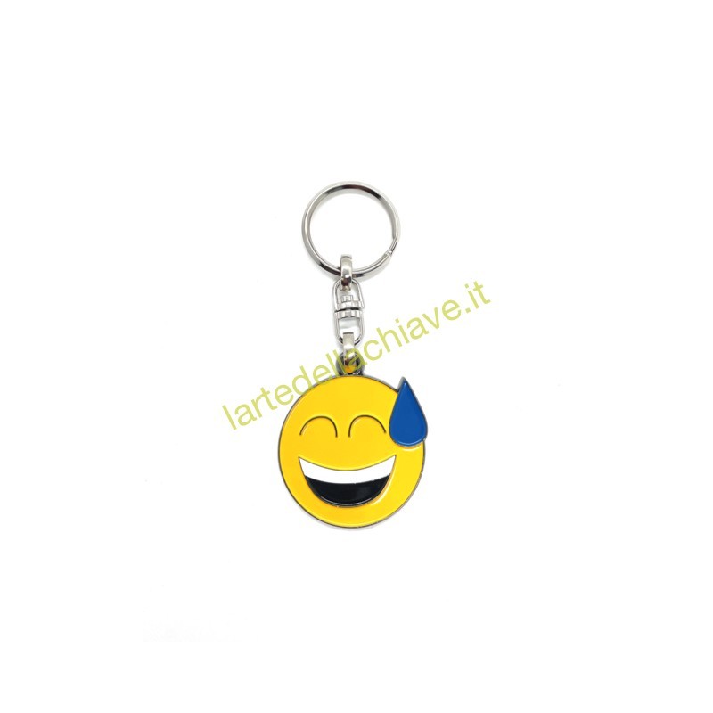 EMOJI SORRISO SMAGLIANTE CON GOCCIA 5PZ