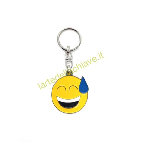 EMOJI SORRISO SMAGLIANTE CON GOCCIA 5PZ