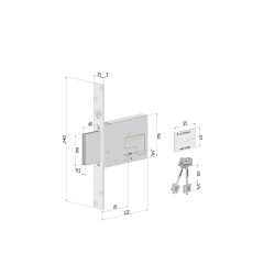 Serratura 2031 SIMPLEX E.70...