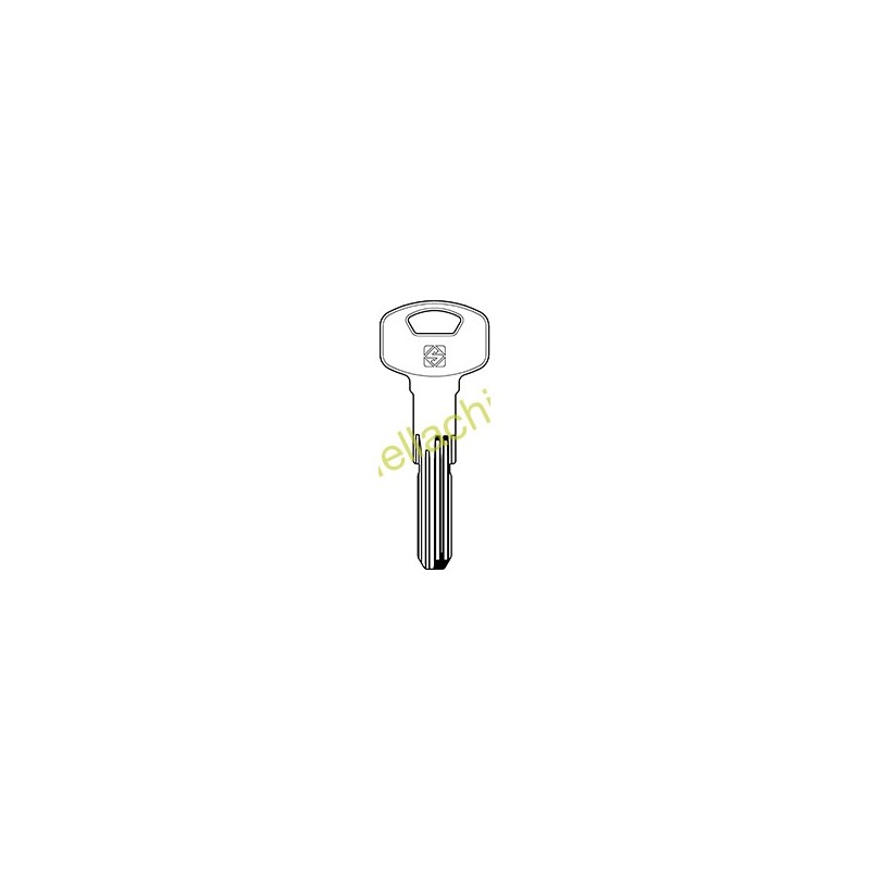 YA118SMD CHIAVE SILCA OTTONE