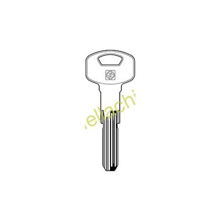 YA118SMD CHIAVE SILCA OTTONE