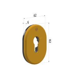 Kit piastrina 4302 62x82x6...