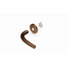 Kit 1/2 maniglia TIZIANA c/rosetta+molla alluminio anodizzato bronzo F4: 5000+4752+4091