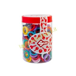ANELLO PLASTICA MORBIDA 8COL.Ø