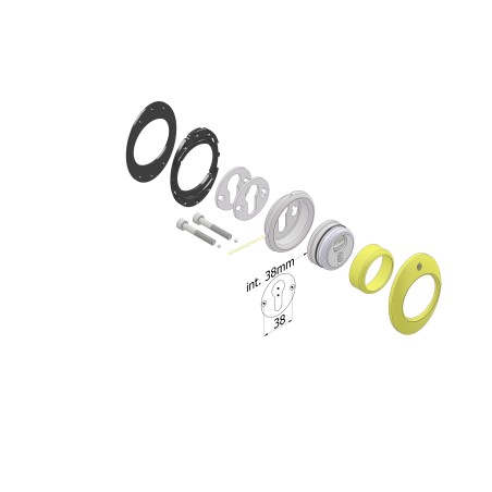 PROTECTOR MECDEF SECUREMME® ALLUMINIO ANOTIZZATO ORO