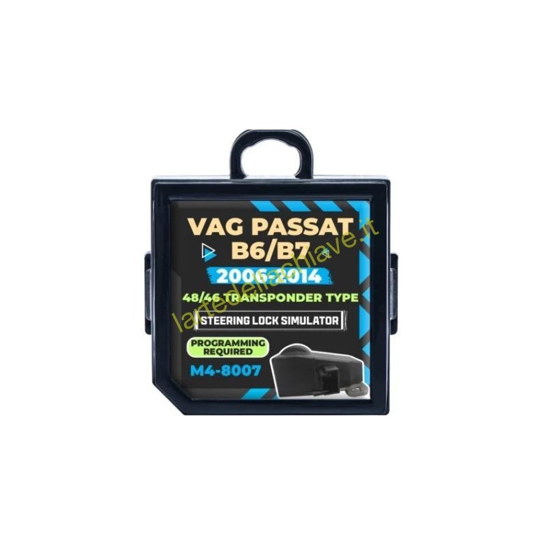 Emulatore di bloccaggio dello sterzo per Volkswagen VW B6/B7 Passat con transponder 48/46