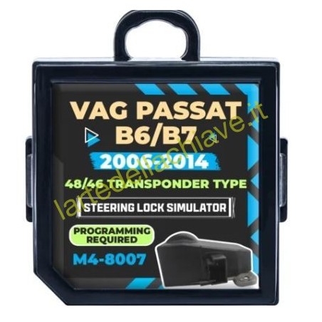 Emulatore di bloccaggio dello sterzo per Volkswagen VW B6/B7 Passat con transponder 48/46