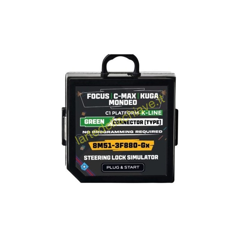 Emulatore di bloccaggio dello sterzo K-LINE per piattaforma C1 Per Ford Mondeo | Focus | C-Max | Kuga |